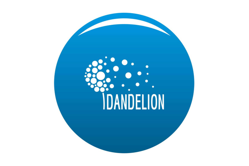 beautiful-dandelion-logo-icon-vector-blue