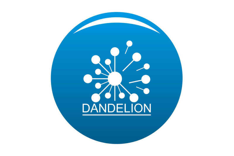 meadow-dandelion-logo-icon-vector-blue