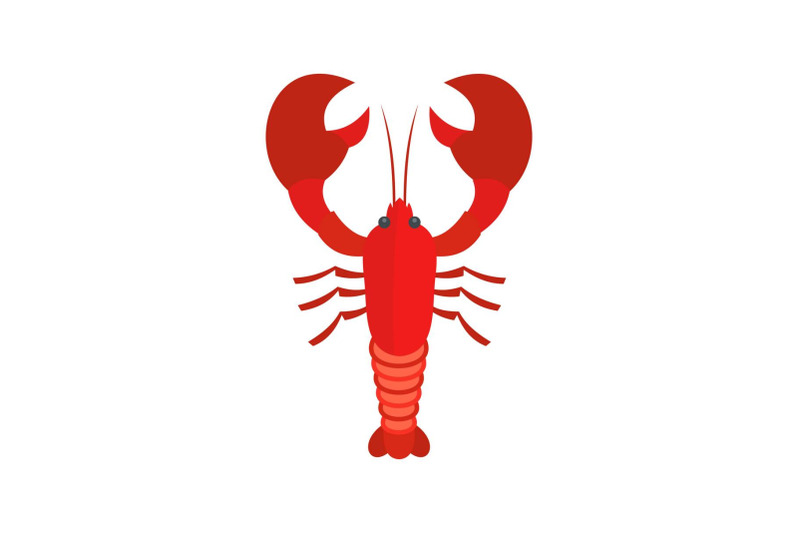 lobster-icon-flat-style