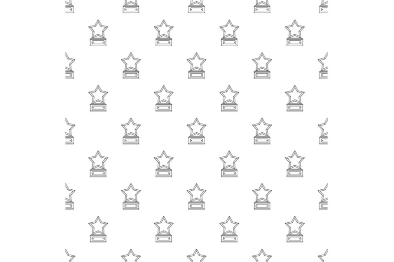 star-award-pattern-vector-seamless