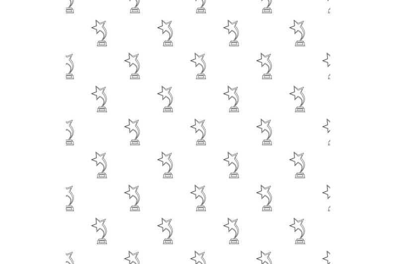 star-award-pattern-vector-seamless