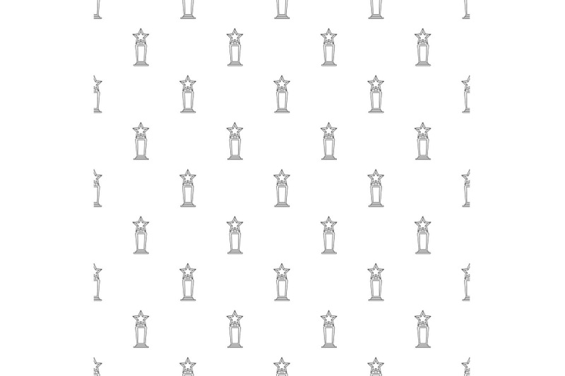 star-award-pattern-vector-seamless