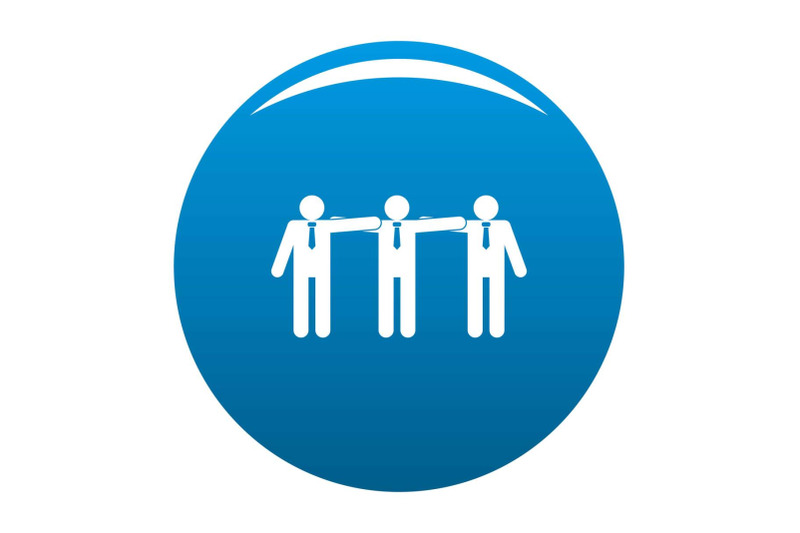 office-teamwork-icon-vector-blue