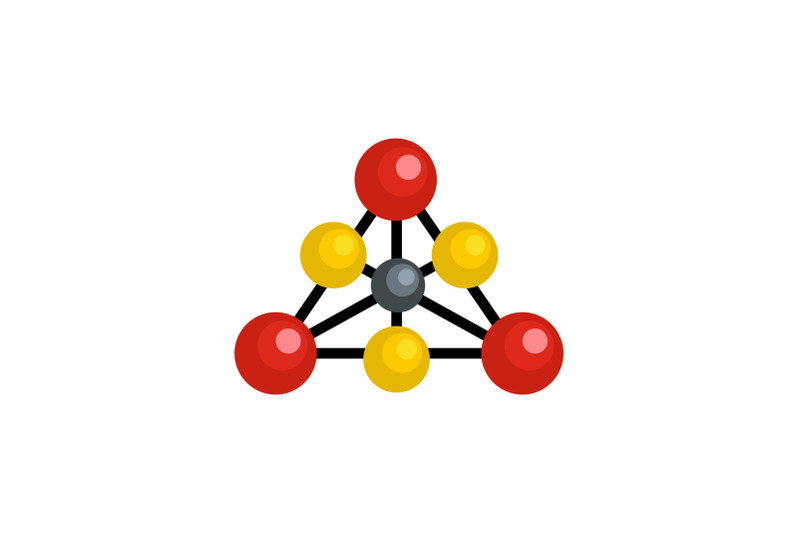 diamond-lattice-icon-flat-style