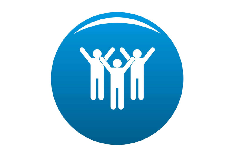 winning-teamwork-icon-vector-blue