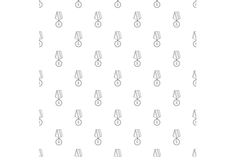 medal-pattern-vector-seamless