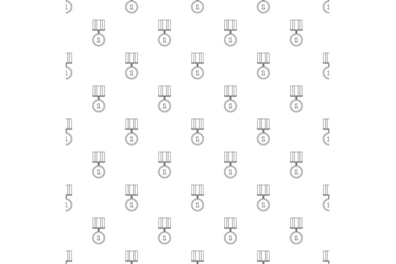 medal-pattern-vector-seamless