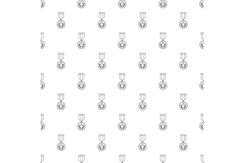 medal-pattern-vector-seamless