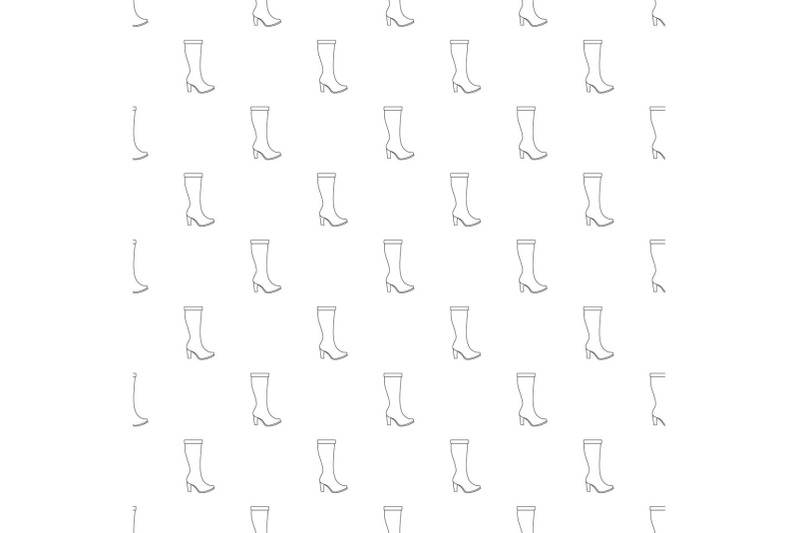 woman-boots-pattern-vector-seamless