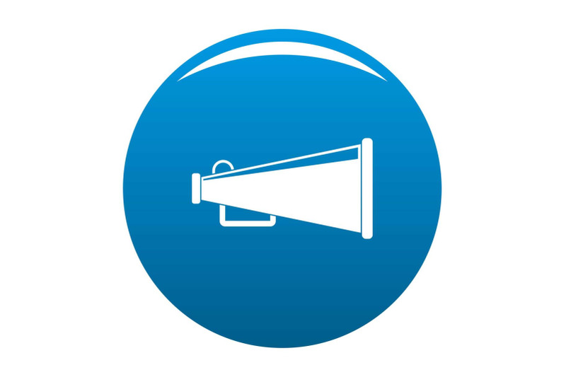 bullhorn-icon-vector-blue