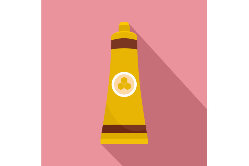 honey-tube-icon-flat-style