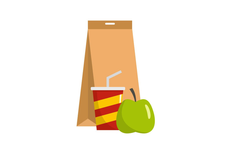 packed-lunch-icon-flat-style