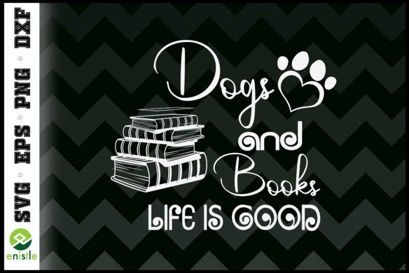 dog-and-books-are-good-dog-prints