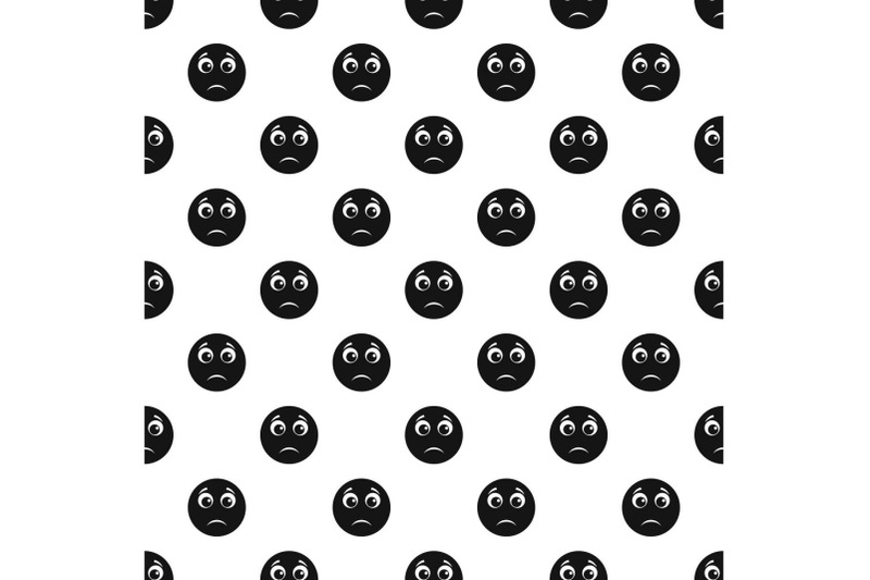 sad-smile-pattern-vector-seamless