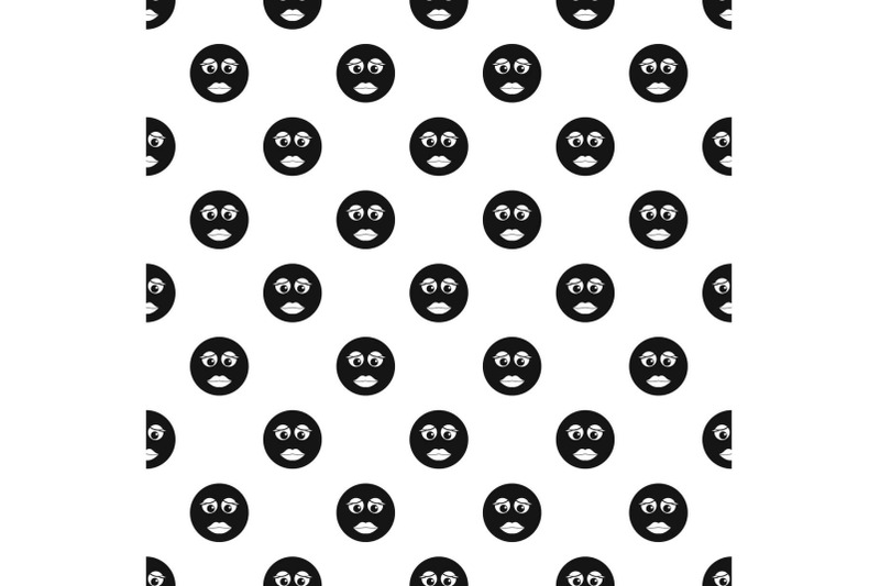 girl-smile-pattern-vector-seamless