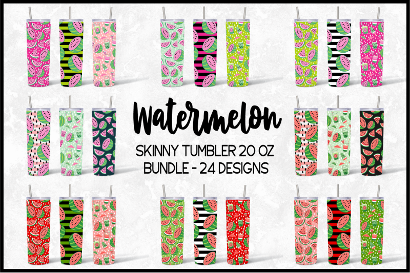 watermelon-skinny-tumbler-20-oz-sublimation-design-bundle