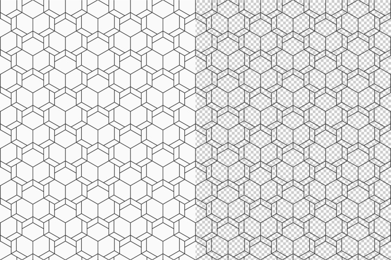 10-hexagonal-seamless-patterns