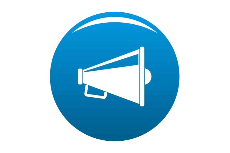speaker-icon-vector-blue