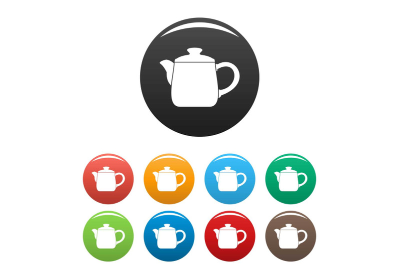 ceramic-kettle-icons-set-color-vector