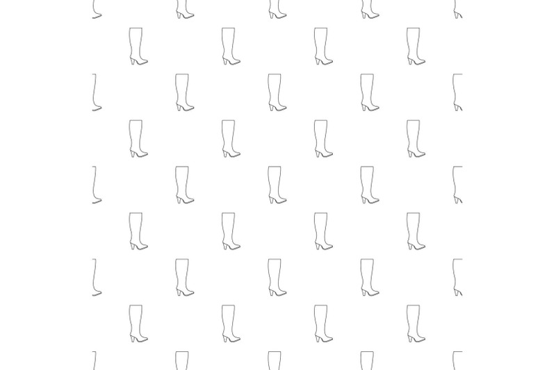 woman-boots-pattern-vector-seamless