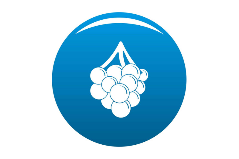 grape-icon-vector-blue