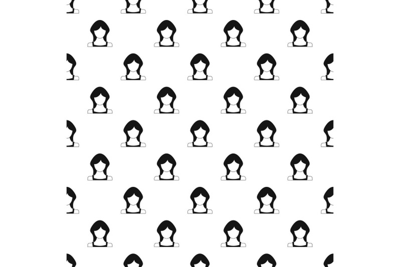 new-woman-user-pattern-vector-seamless