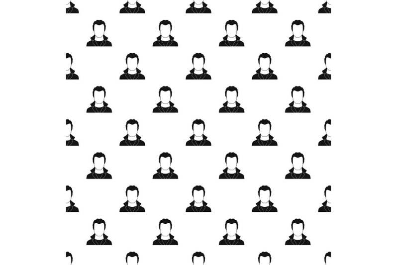 new-man-avatar-pattern-vector-seamless