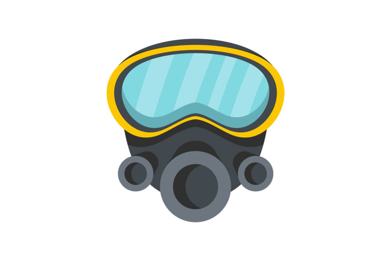 respirator-icon-flat-style