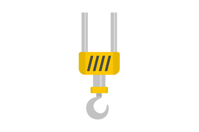 metal-hook-icon-flat-style