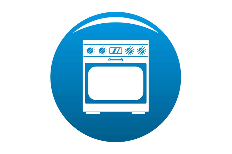 domestic-gas-oven-icon-vector-blue