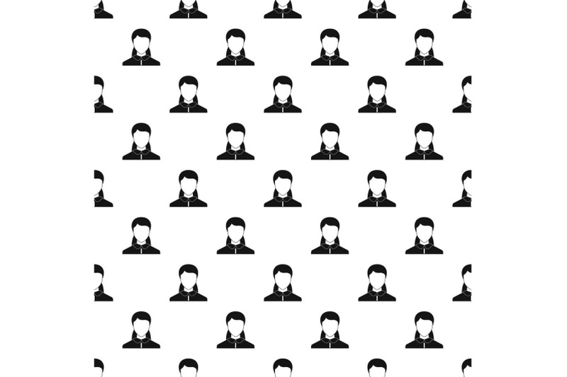 new-woman-avatar-pattern-vector-seamless