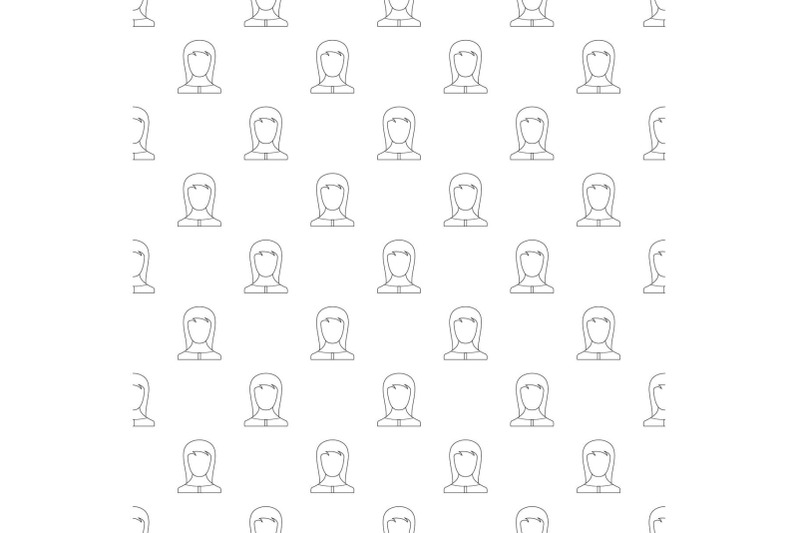 girl-avatar-pattern-vector-seamless