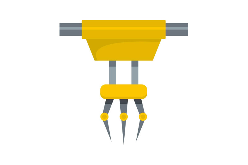 robot-arm-icon-flat-style