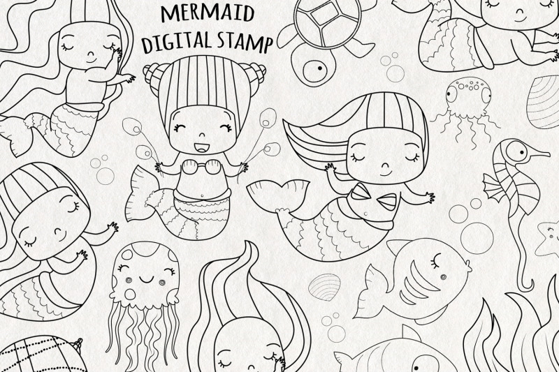 mermaid-svg-digital-stamps-set-of-21