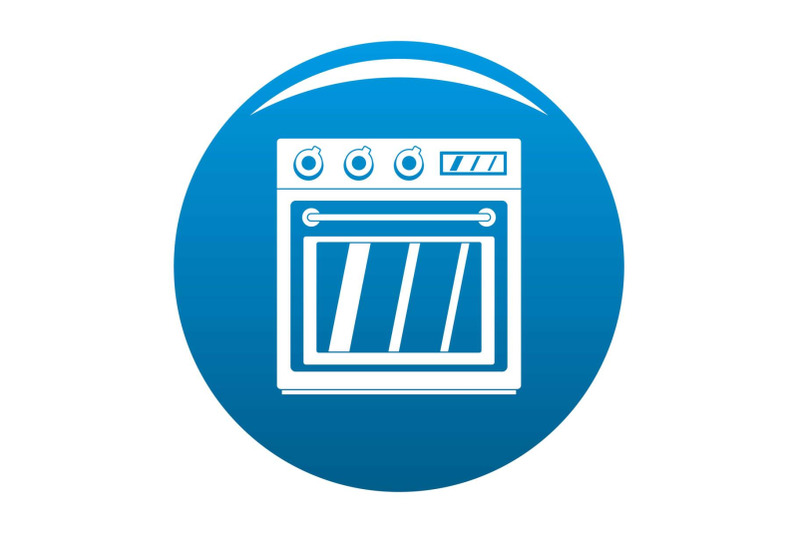 electric-oven-icon-vector-blue