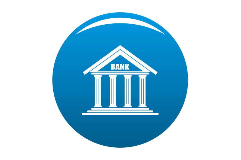 bank-icon-vector-blue