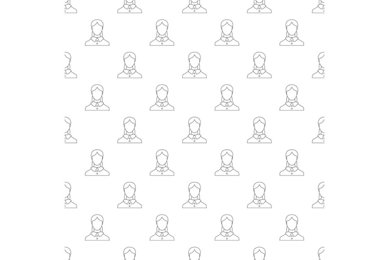 new-woman-user-pattern-vector-seamless