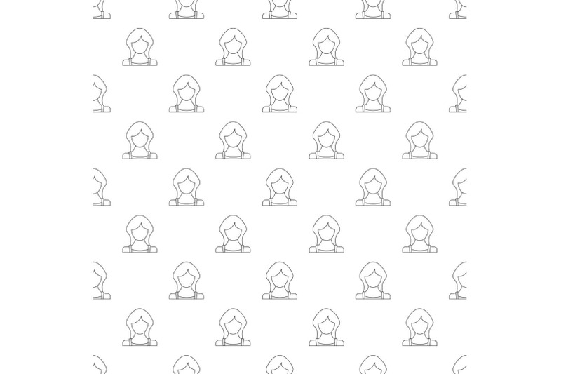 best-woman-user-pattern-vector-seamless