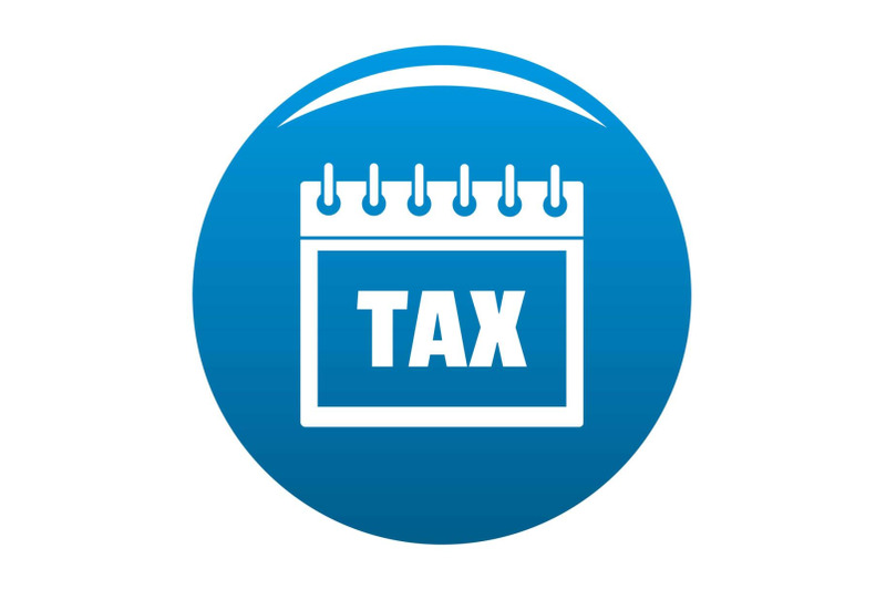 calendar-of-tax-icon-vector-blue