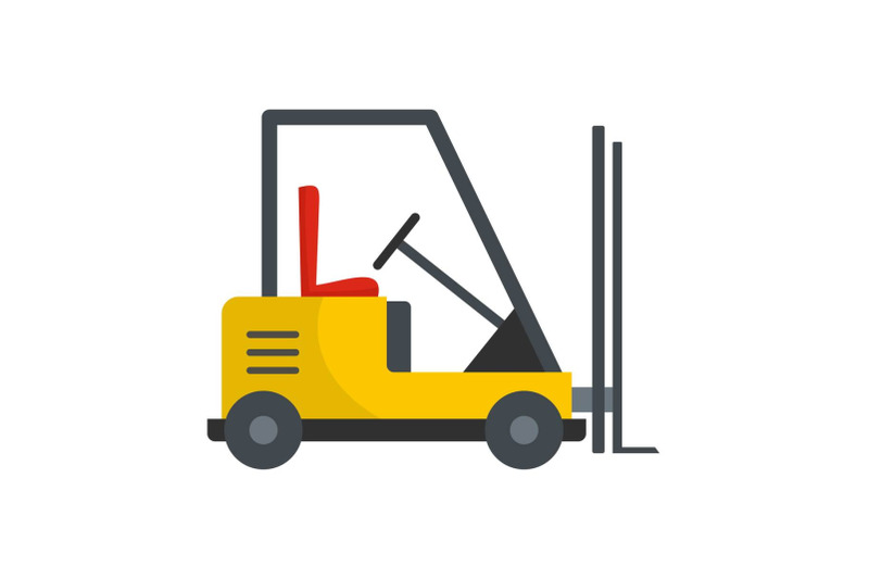 forklift-icon-flat-style