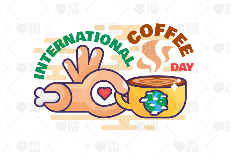 international-coffee-day-illustration