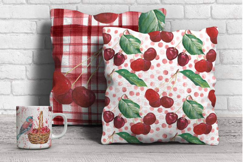 watercolor-cherry-seamless-patterns