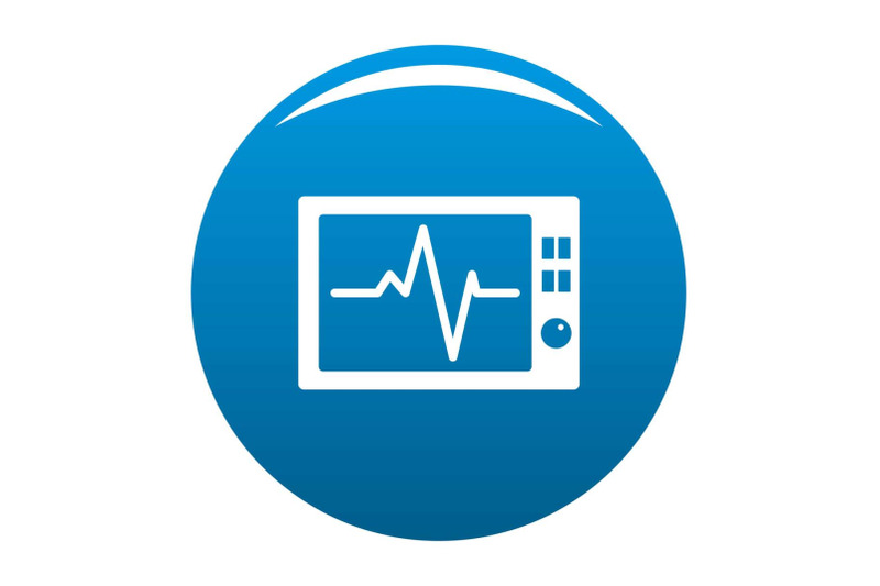 ekg-icon-vector-blue