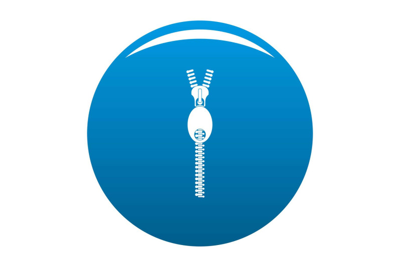 oval-zip-icon-vector-blue