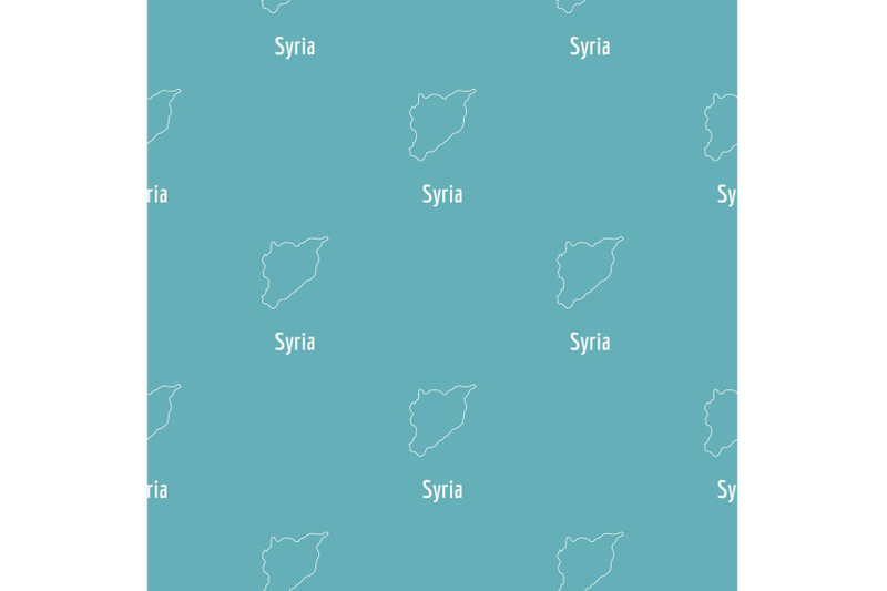 syria-map-thin-line-vector-simple