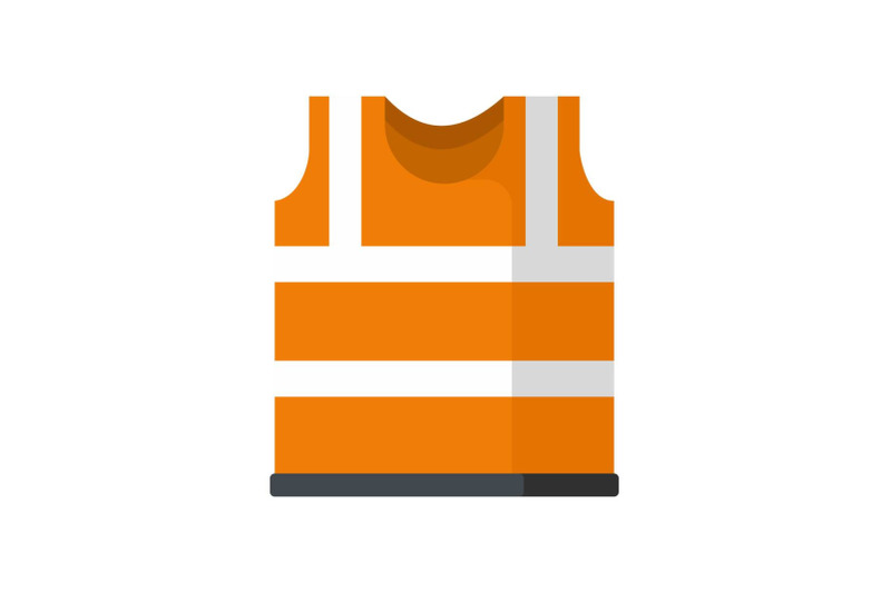 safety-vest-icon-flat-style