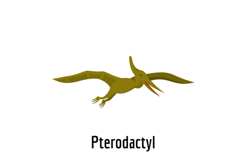 pterodactyl-icon-flat-style