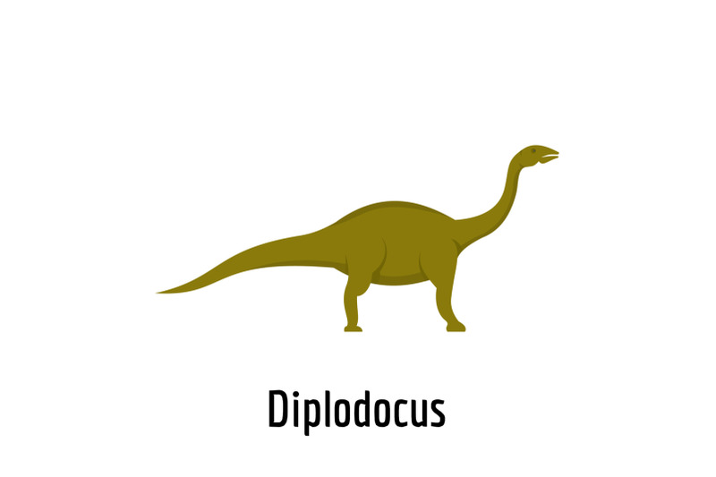 diplodocus-icon-flat-style