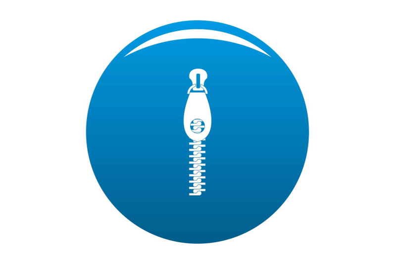 zip-with-hole-icon-vector-blue