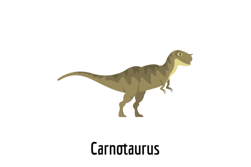 carnotaurus-icon-flat-style